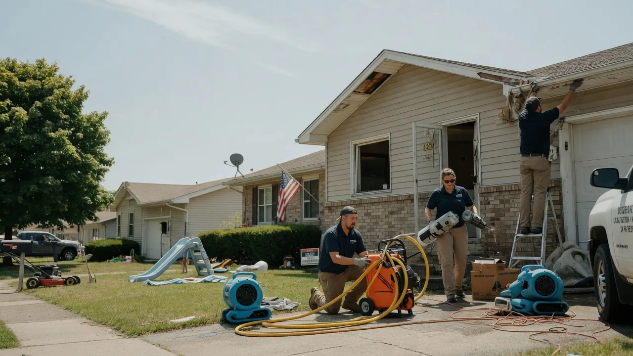 Water Damage Restoration in Plainville, IL near me